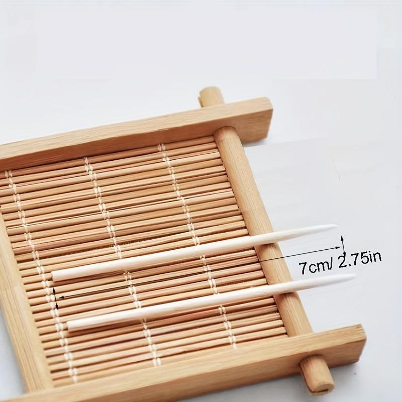 300pcs Disposable Wooden Micro Bud Swabs Lint Free Eyelash Extension Glue Removing Tools Makeup Mini Brush