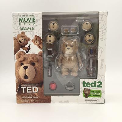 Ted2 Figure Bjd Ted Teddy Bear Action Figure AMAZING YAMAGUCHI Revoltech No.006 Teddy Brick Figure Gk Movie Model Doll Toy Gift