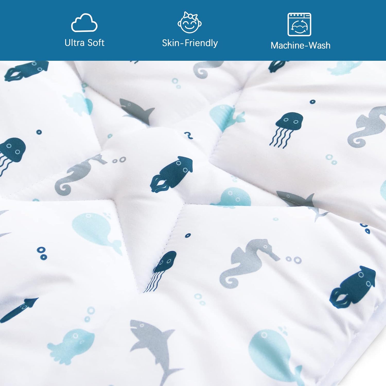 SpringSpirit Non-slip Baby Play Mat Playpen Mat - Thicker Padded Large Soft Foldable Portable Lightweight Indoor Outdoor Activity Mat Kids Christmas Gifts Floor Crawling Tummy Time, White Ocean #TiktokShopSpringGlowUp SpringSpirit Non-slip Baby Play Mat Playpen Mat - Thicker Padded Large Soft Foldable Portable Lightweight Indoor Outdoor Activity Mat Kids Christmas Gifts Floor Crawling Tummy Time, White Ocean #TiktokShopSpringGlowUp