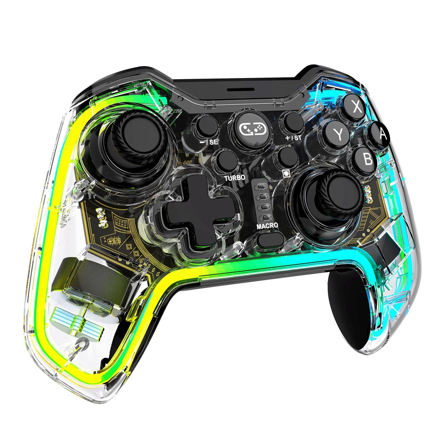Switch Pro Wireless Game Controller with RGB Lighting, Programmable Dual Motors, Vibration, Turbo Function, Compatible with Switch 2/PC/android Switch Pro Wireless Game Controller with RGB Lighting, Programmable Dual Motors, Vibration, Turbo Function, Compatible with Switch 2/PC/android