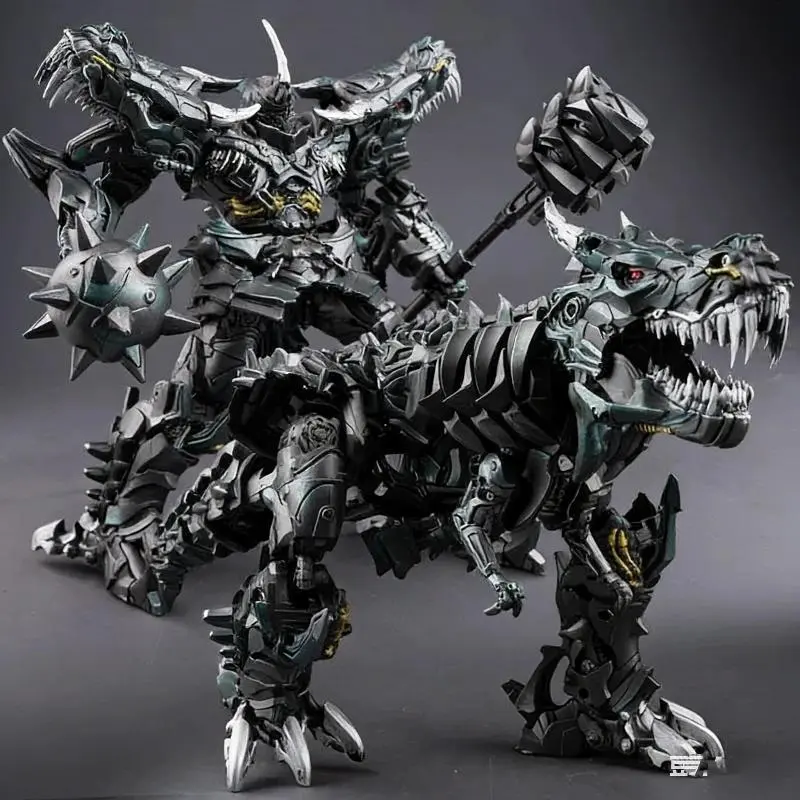 23cm Dinosaur Transforming Toy Leader Grimlock Action Figure Deformable Dinosaur Robot Model Desk Ornament Children Adults Gifts