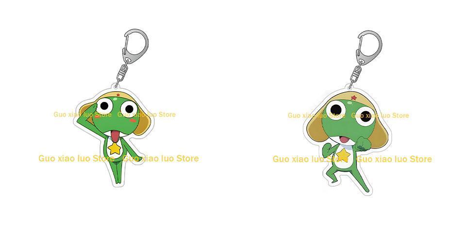 Keroro Gunso character Natsumi Hinata Angol Mois Dark Keroro Tamama Dororo Kururu Pururu Anime frog Toy GK Acrylic keychain gift