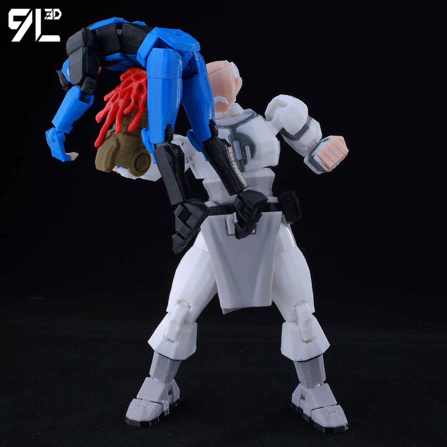 9L 3D Invincible Boy Lucky13 Dummy13 Conquer Invincible Mark Titan13 T13  Anime Action Figure Model Collectible Children's Gifts