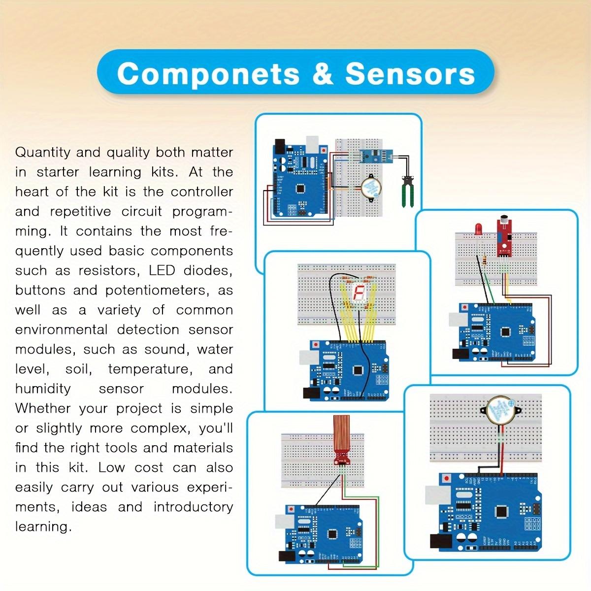 LAFVIN Basic Starter Kit for Programming Projects, a Electronics Set with Components And a Tutorial