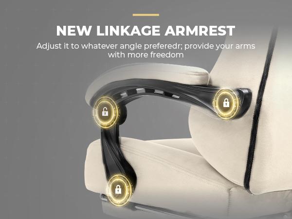 GTPLAYER Gaming Chair Fabric with Pocket Spring Cushion, Big and Tall Gaming Chair, 350LBS High Back Computer Chair with Footrest,Springtok Ergonomic