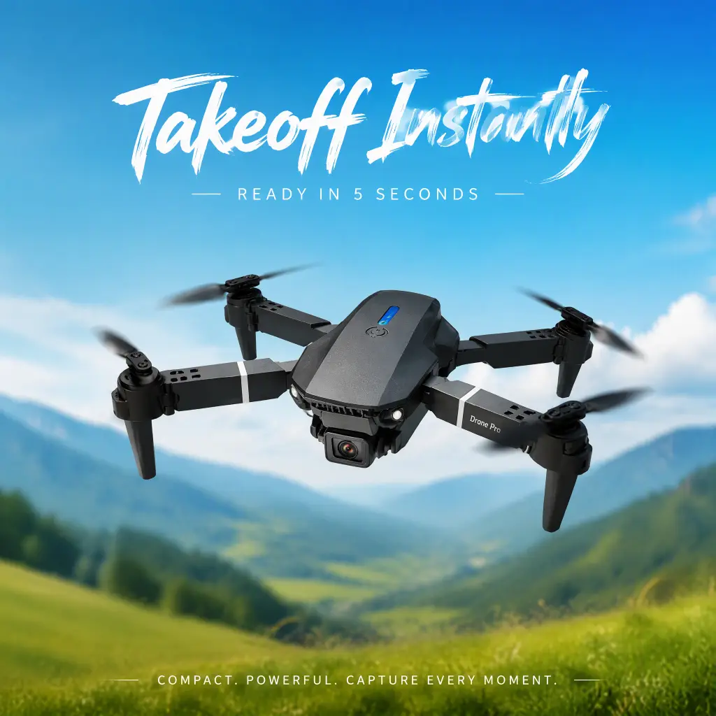 Starry Slumber Compact RC Quadcopter Toy, Mini Flying Drone with RC Remote Controller, Complete Accessories for Outdoor Daily Leisure Play