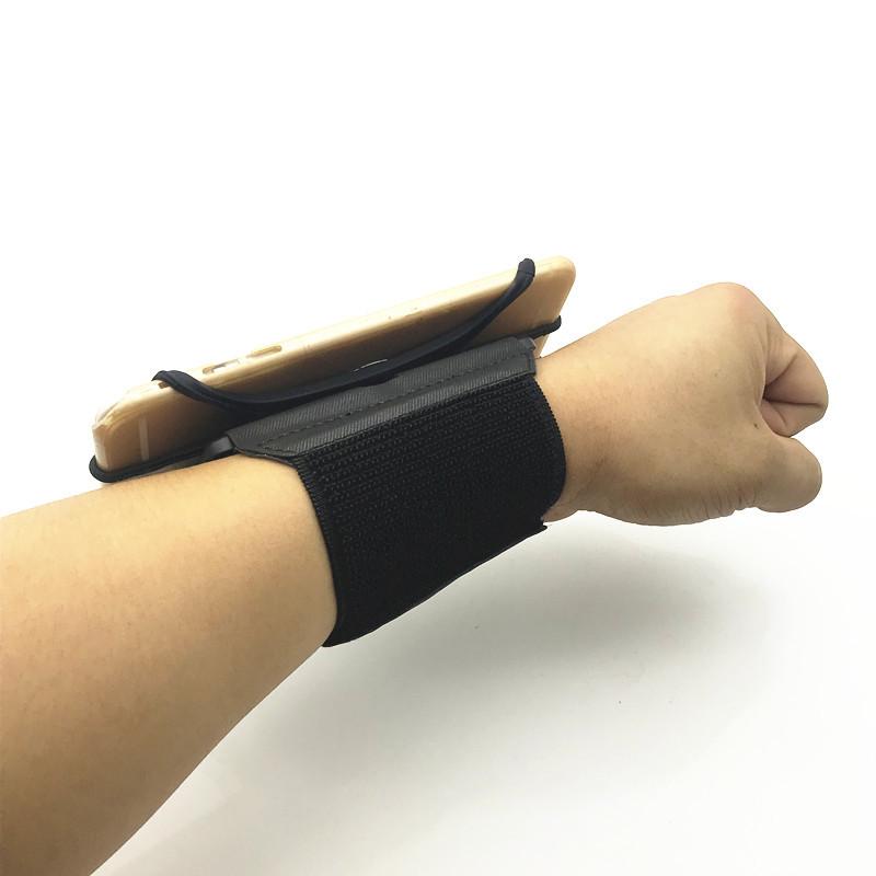 360° Rotating Sports Armband Phone Holder, Hands Free Wrist Mount for Running, Fitness & Delivery Work
