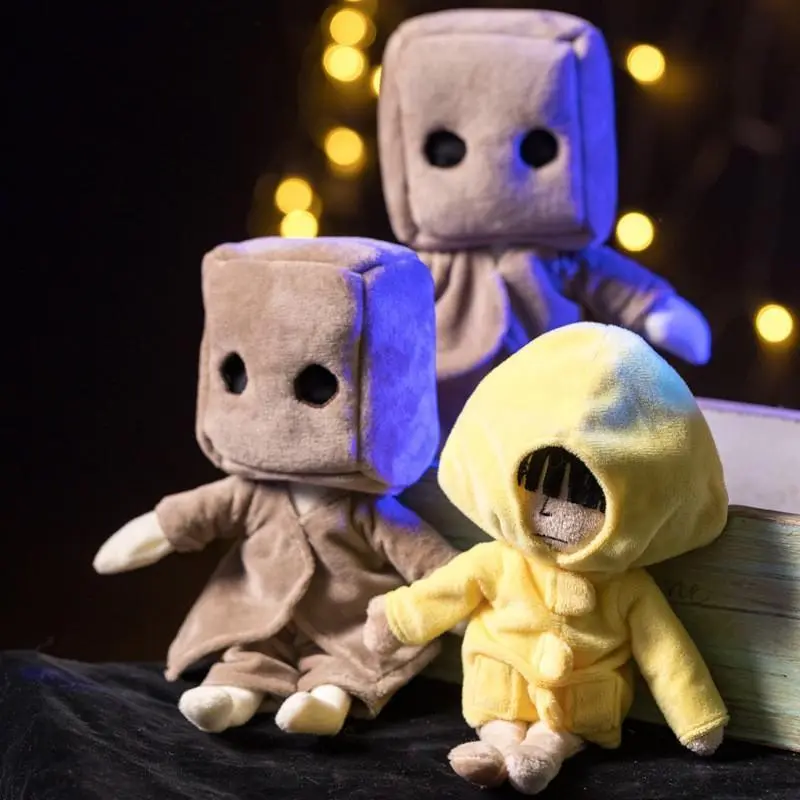 30cm Little Nightmares Kawaii Soft Plush Stuffed Toy - Unisex Adventure Game Collectible Figure Doll, Birthday Gift for Kids Fans