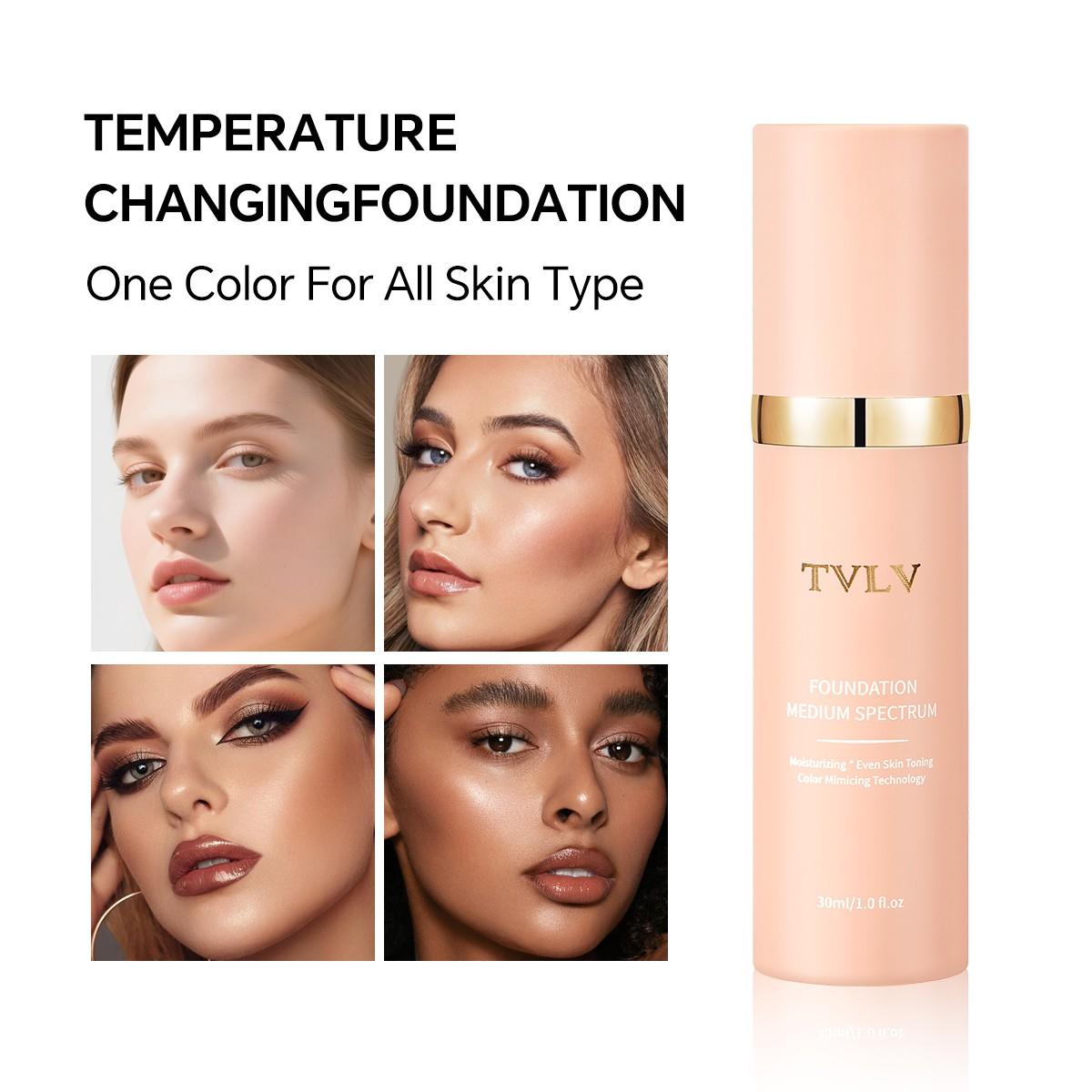 Matte Liquid Foundation, Long-Lasting Oil Control, High Coverage, Non-Shedding, Breathable, Daily Commute Makeup, 1pc