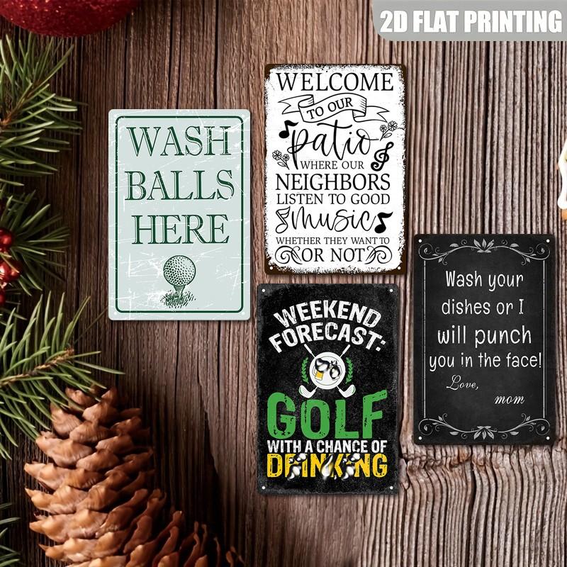 Music Lover Aluminum Wall Decor, 8x12 Inch Retro Metal Sign Poster, Outdoor Indoor Decoration, Humorous Gift, Durable 2D Print