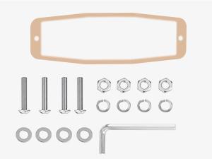 Nilight Flush Mount LED Pods 2PCS 6 Inch 60W LED Work Light Flood Spot Beam Combo Backup Driving Lights Fog Lamp Reverse Light Grill Mount Light for Offroad 4x4 Truck SUV cars  dealsforyoudays