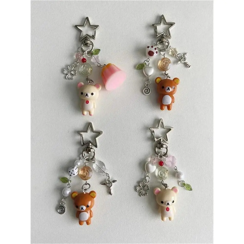 Handmade bead Rilakkuma&Korilakkuma~Keychain