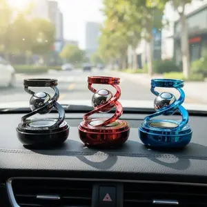 3Pcs Red Blue Black Luxury Snake Car Air Freshener, Elegant Crystal Dashboard Perfume Diffuser with Refillable Scent Disc, Premium Car Interior Decoration & Gift