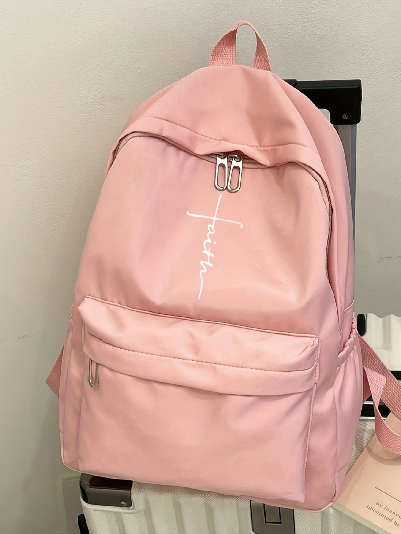 2D Cross-Print Backpack, Casual Minimalist Design, Ample Storage, Suitable for Men and Women, Everyday Use, Outings, Commuting, Travel, Travel Backpacks, Daily Backpack, Birthday Gift