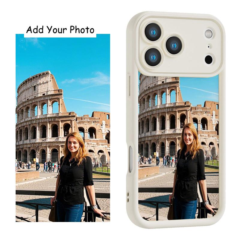 Phone case: DIY customized heart photo shockproof phone case, suitable for the back cover of iPhone 17/16/15/14/13/12/11 Pro Max/Xs Max/X/17 AIR phones