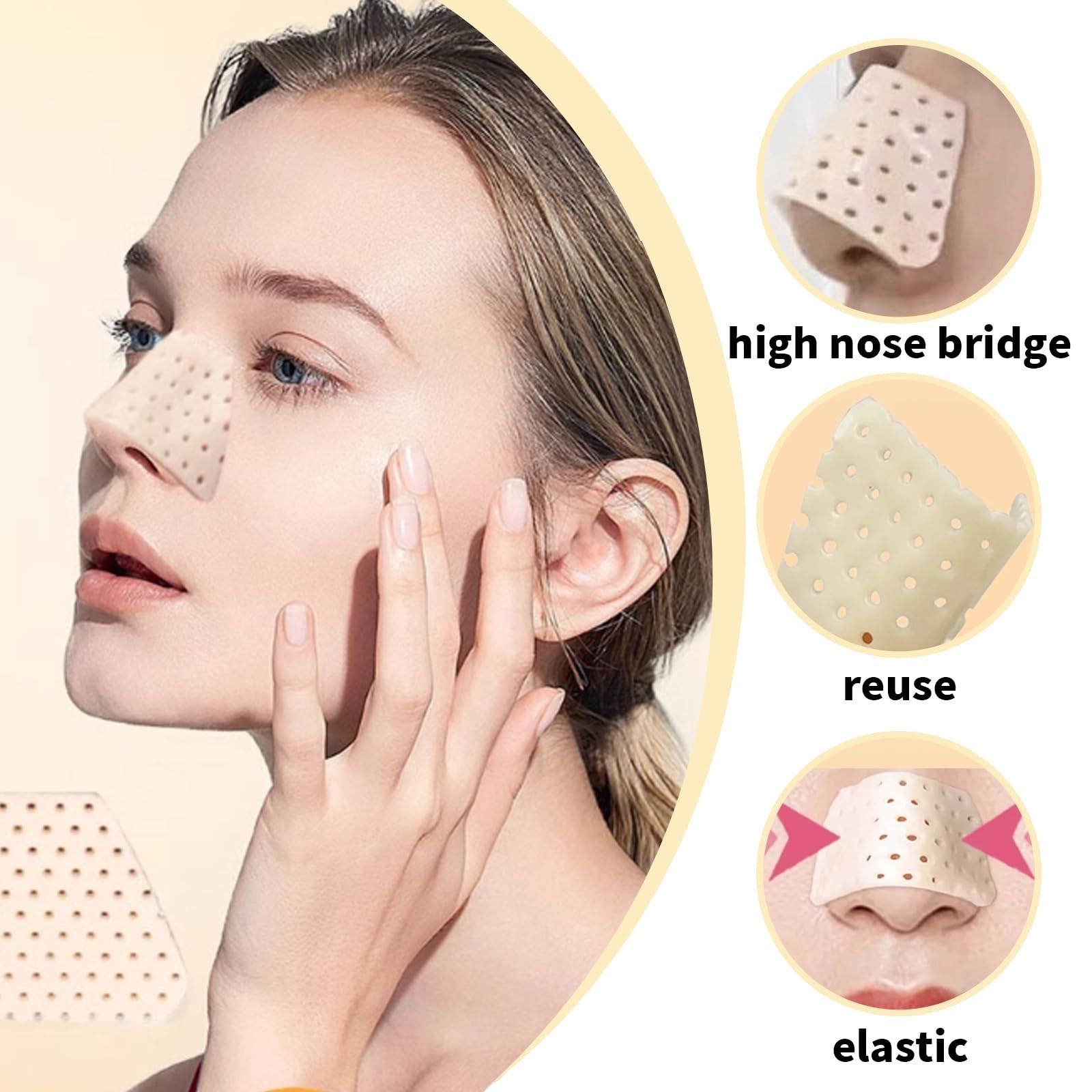 3pcs Self-Molding Thermoplastic Nasal Splint, External Nose Brace, Good Air Permeability, Strong Malleability, Reusable Design, Perforated Structure, Nose Shaping Support Tool, Daily External Nose Care Accessory For Men And Women