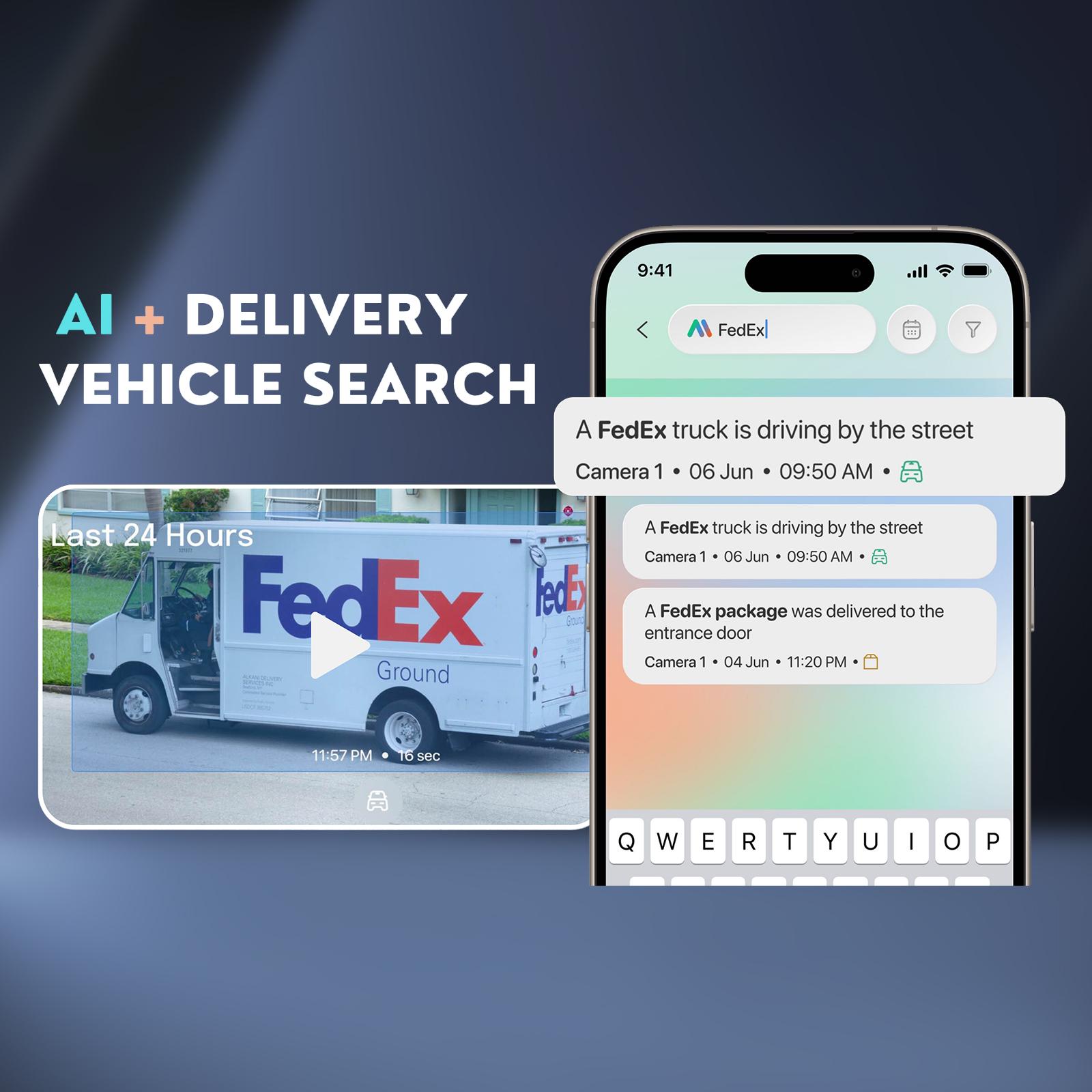 Hawkray AI Intelligent Surveillance Camera 911 Alarm Easy Install Quick Setup Full Color Night Vision Two Way Audio Motion Detection Security System OpenAI Enabled Professional Alarm Monitoring US Local Cloud - Installation