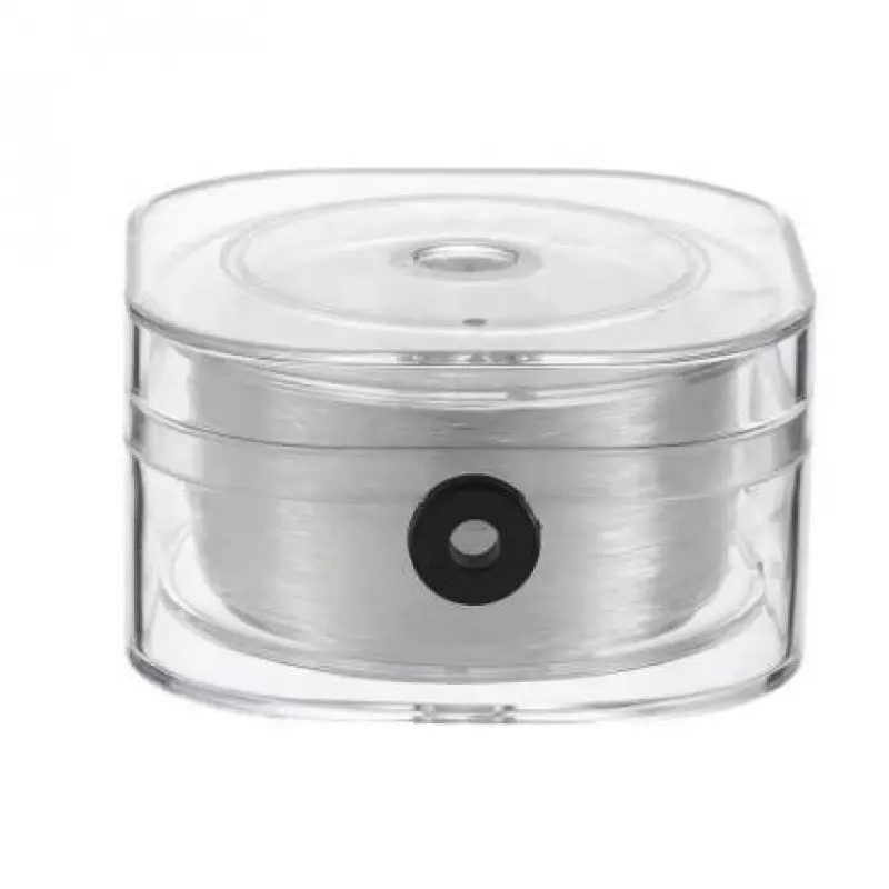 High-Quality Elastic Beading Thread, Transparent Stretch Cord for Bracelets and Necklaces, Durable Anti-Tangle Material, Portable Storage Box Included