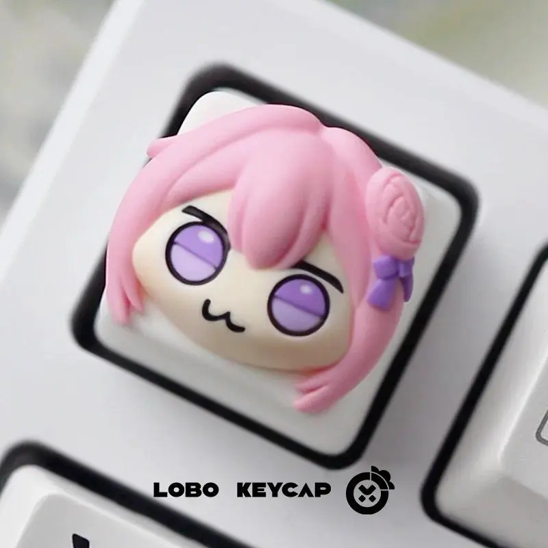 Keycap Doro Meme Cute Funny Abstract Artisan Resin Single Replace Esc Keycap For Mechanical Keyboard Decoration Collection Model