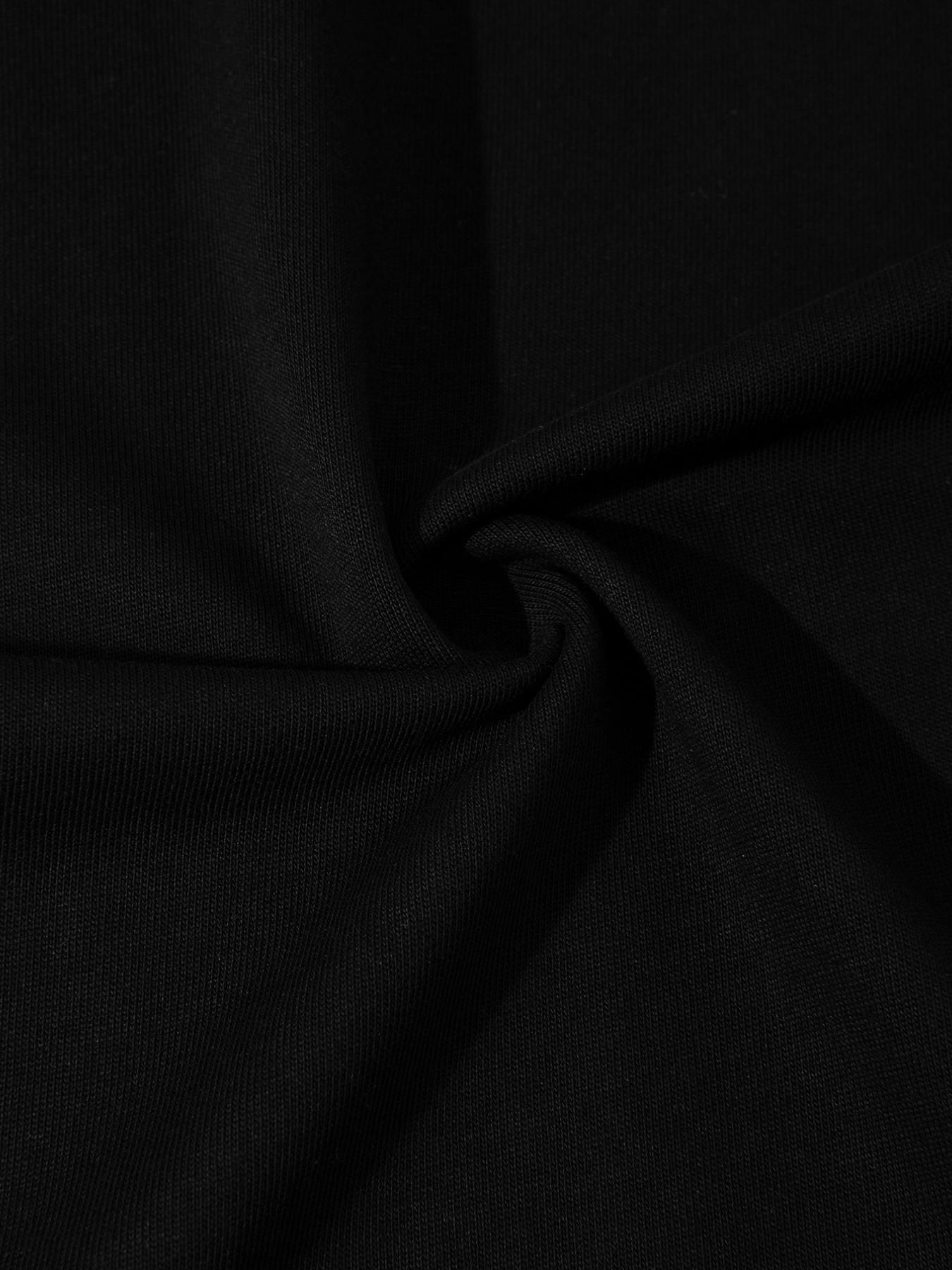 Dinosaur Cartoon Print T-Shirt, Casual Street Style, Unisex, All Seasons, Home & Outdoors, Five Sizes Available