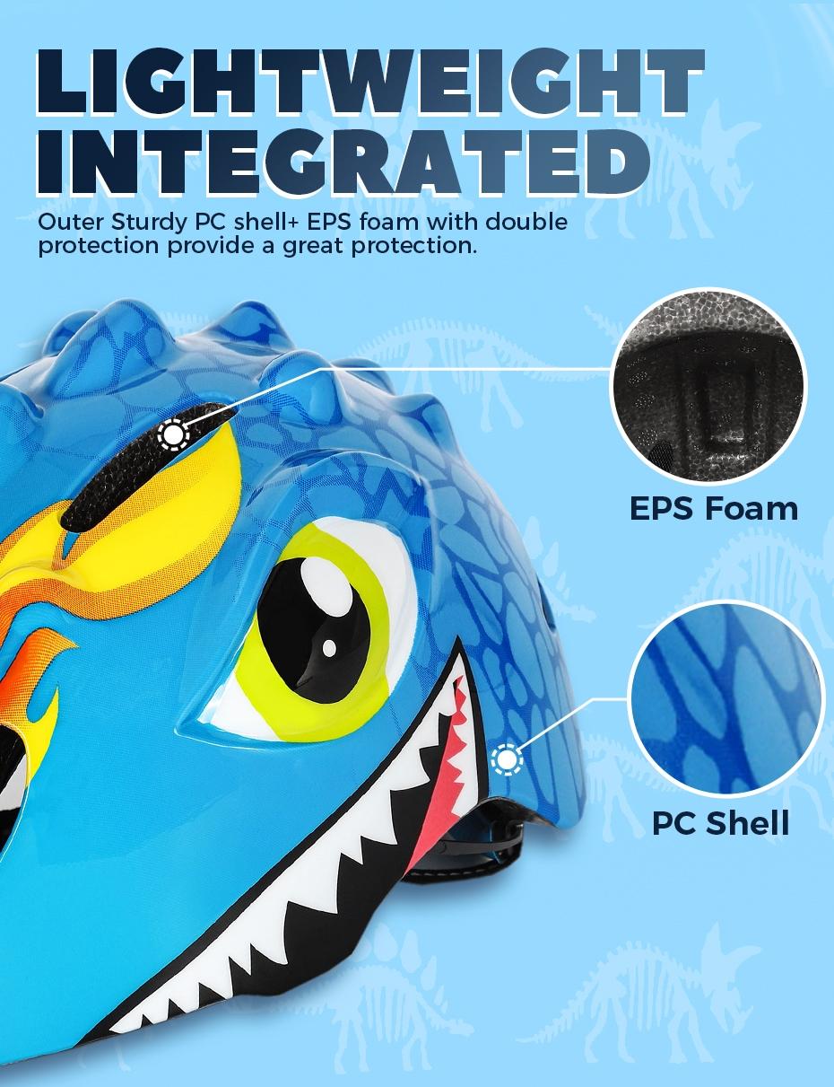 VICTGOAL Kids Bicycle Helmet with Knee Elbow Pads Set, Protective Gear, Child Sports Safety Guard for Boys Girls Balance Bike & Roller Skating, Perfect for Christmas Halloween & Birthday Gifts