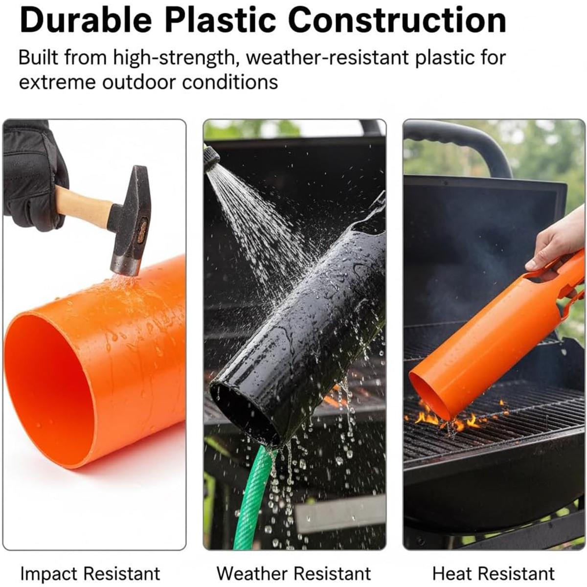 BASIC SUPPLY Leaf Blower Air Booster – Universal High-Flow Nozzle Attachment for Leaf Blowers, Boosts Air Speed & Efficiency, Weather-Resistant Yard Cleaning Tool Fits 2–4 Inch Blower Nozzles