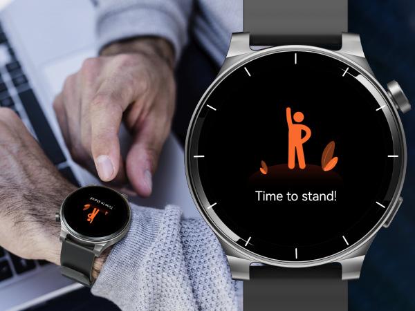 TOZO S5 Smart Watch with Answer/Make Calls  1.43" AMOLED Display  100+ Sport Modes  Heart Rate & Sleep Monitor  IP68 Waterproof Smartwatch for Men & Women