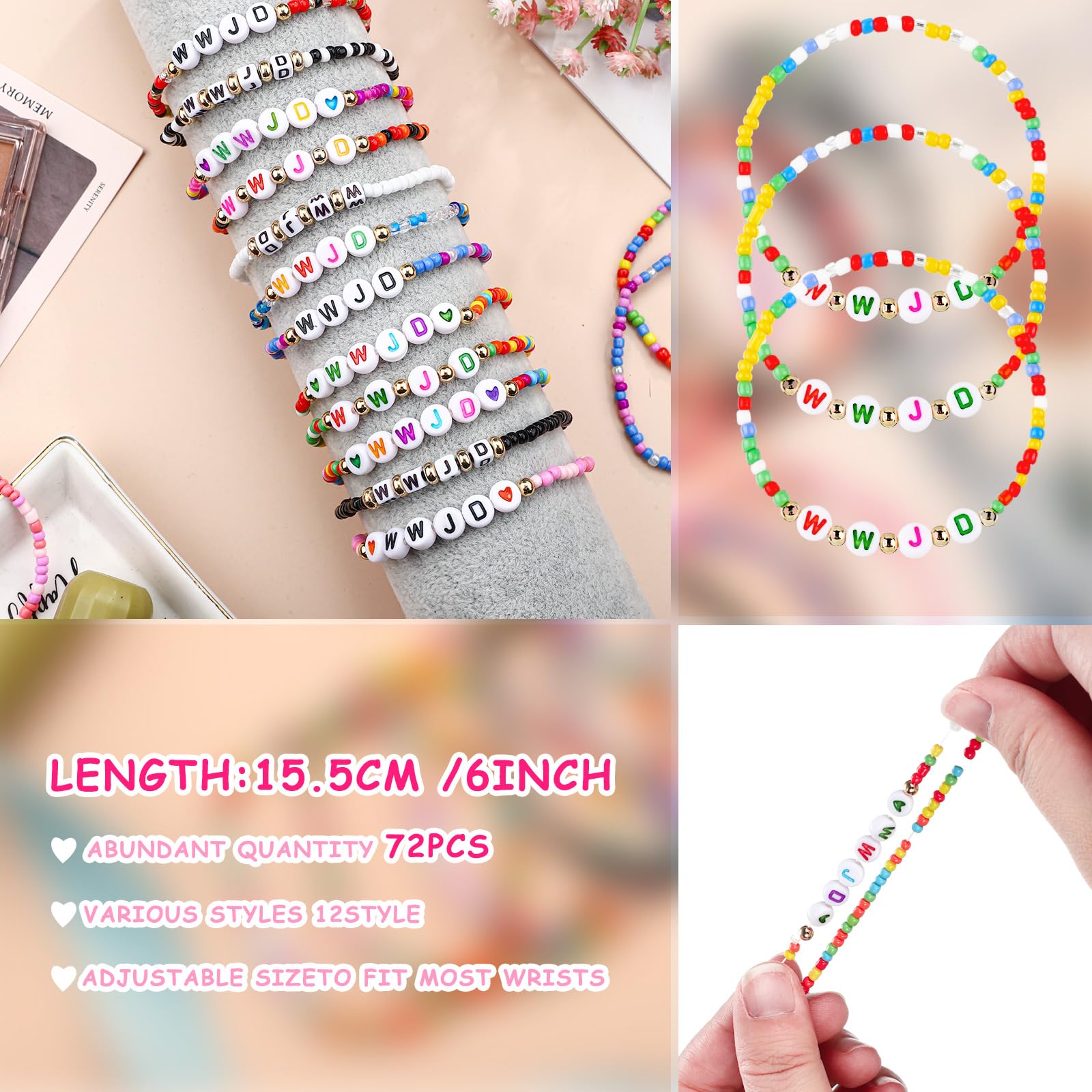 Easter Jesus Loves You Bracelets Bulk Christian Gifts for Women Men Youth Group WWJD Cross Clay Beads Faith Friendship Bracelets for Easter Basket Stuffers Easter Egg Filllers Church Sunday School Prizes No Candy Easter Party Favors Easter Jesus Loves You Bracelets Bulk Christian Gifts for Women Men Youth Group WWJD Cross Clay Beads Faith Friendship Bracelets for Easter Basket Stuffers Easter Egg Filllers Church Sunday School Prizes No Candy Easter Party Favors