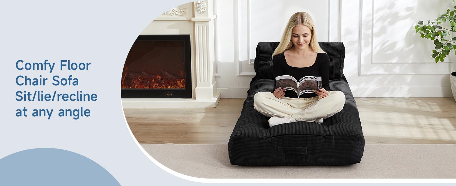 【SPOTLIGHT DAY】ONBRILL Folding Couch Sofa Bed, Convertible Sleeper Chair, Corduroy Portable 4 in 1 Fold Out Chair to Floor Lounger, Couches for Living Room, Single 【SPOTLIGHT DAY】ONBRILL Folding Couch Sofa Bed, Convertible Sleeper Chair, Corduroy Portable 4 in 1 Fold Out Chair to Floor Lounger, Couches for Living Room, Single