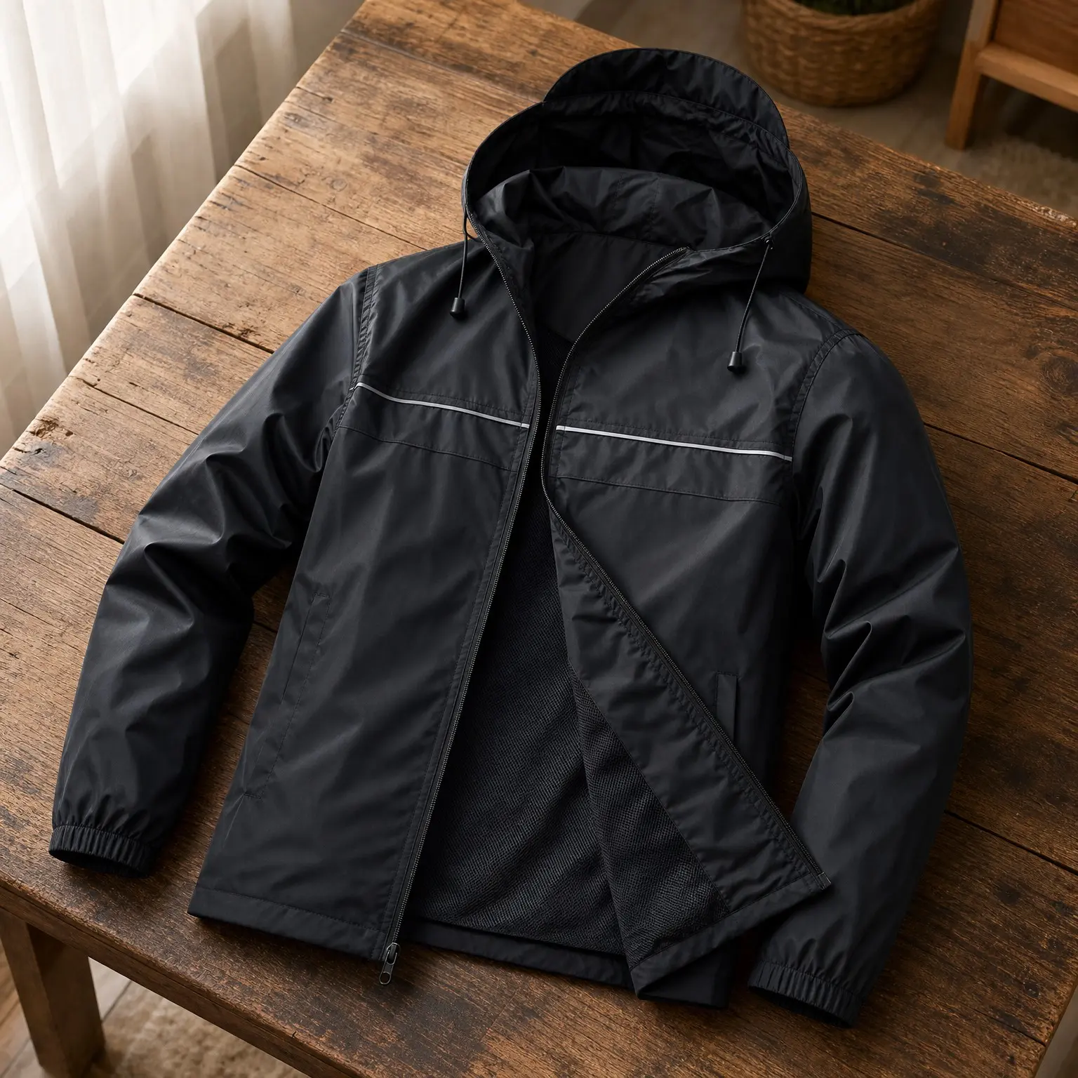 Men's Packable Lightweight Waterproof Rain Shell Hooded Jacket for Golf Travel HikingGift