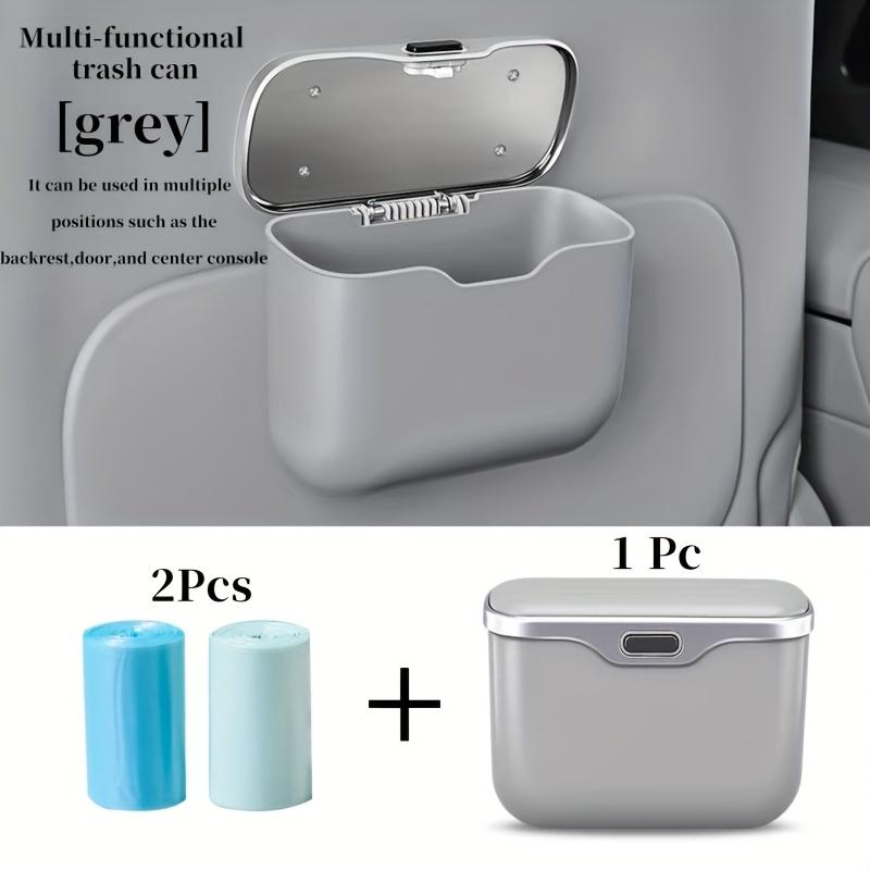 Minimalist Car Trash Can, Durable ABS Material Interior Waste Bin, Essential Accessory for Commuters and Car Owners