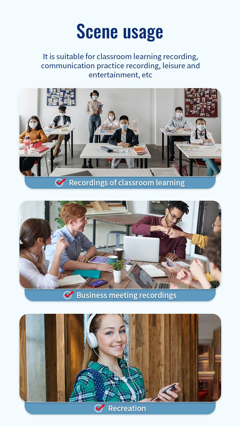 Ultra Magnetic Voice Recorder-One-Touch Recording,Record continuously for 96 hours,HD Noise Reduction,Long Battery,Large Storage,Include OTG adapter