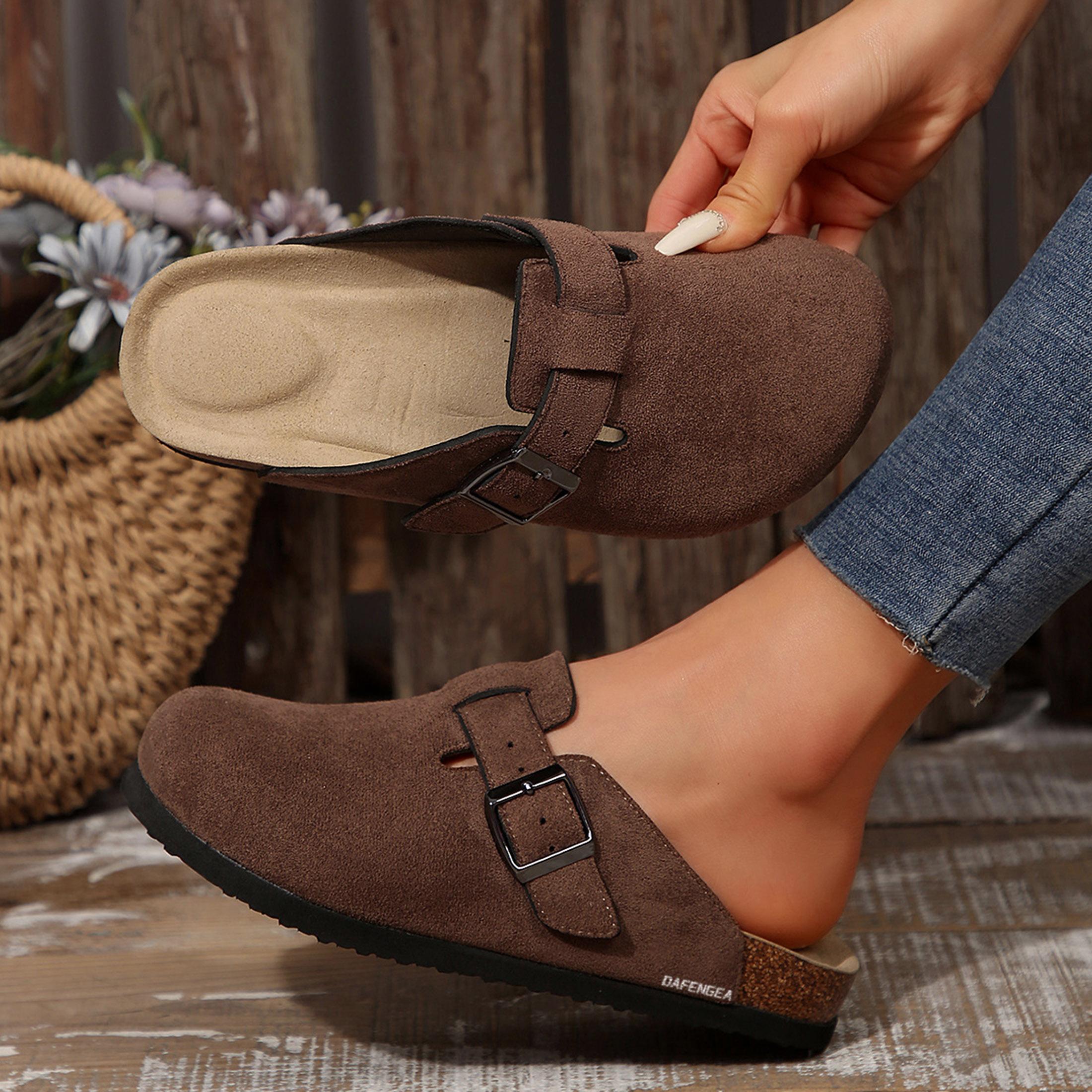 Stylish Cork-Base Platform Sandals with Adjustable Strap - Comfortable Women's Shoes for Casual Walking