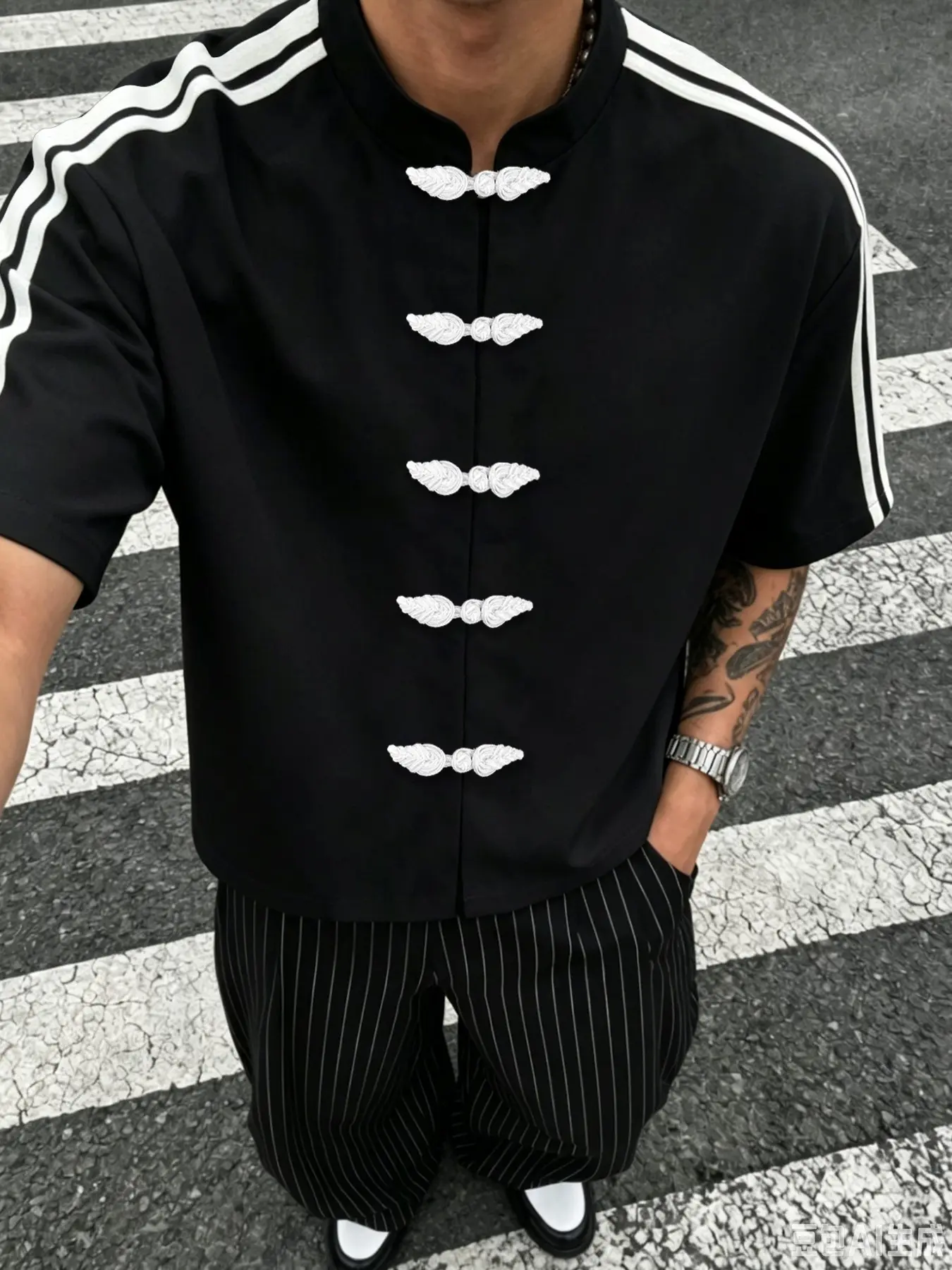 Men's Casual Short Sleeve Shirt, Loose, Oversized, Simple Solid Design, Streetwear Style, Menswear, Fashion, Pair with Jeans or Wide Leg Pants, Perfect for Daily Wear