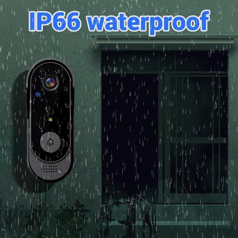 Wireless Smart Video Doorbell with 4.3 Inch Color Screen, Night Vision, Waterproof Design, Long Battery Life, Supports Video Call & Two-Way Audio