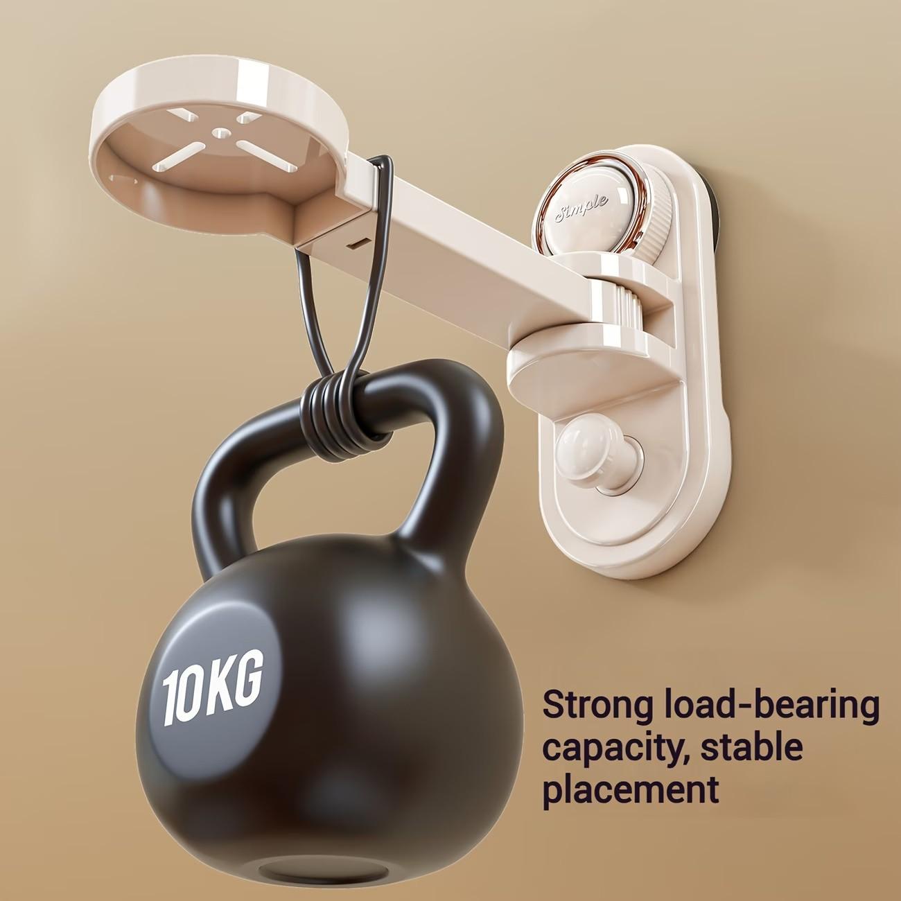 Monitor camera bracket, with adjustable length and angle, suction cup design for hole free installation, compatible with most monitor installations.