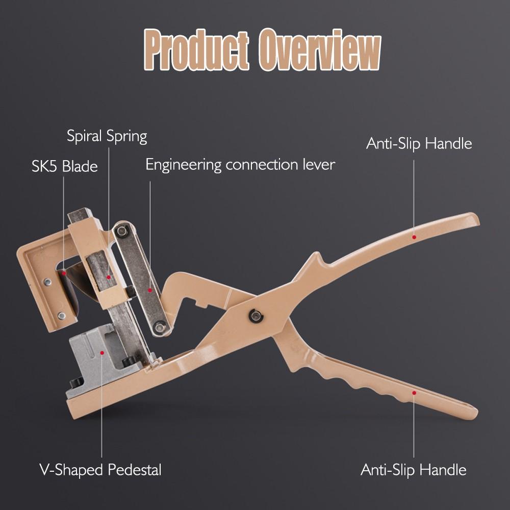 Professional V-Shaped Grafting Tool, Garden Pruning Shears for 8-20mm Branches, Fruit Tree Grafting Scissors, Gardening Equipment