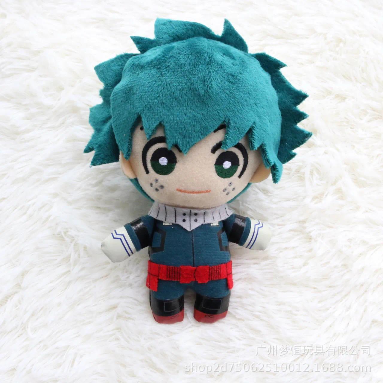 10/20cmAnime Midoriya Izuku Bakugou Katsuki Todoroki Shoto Plush Keychain Figure Cosplay Cartoon Accessories Props