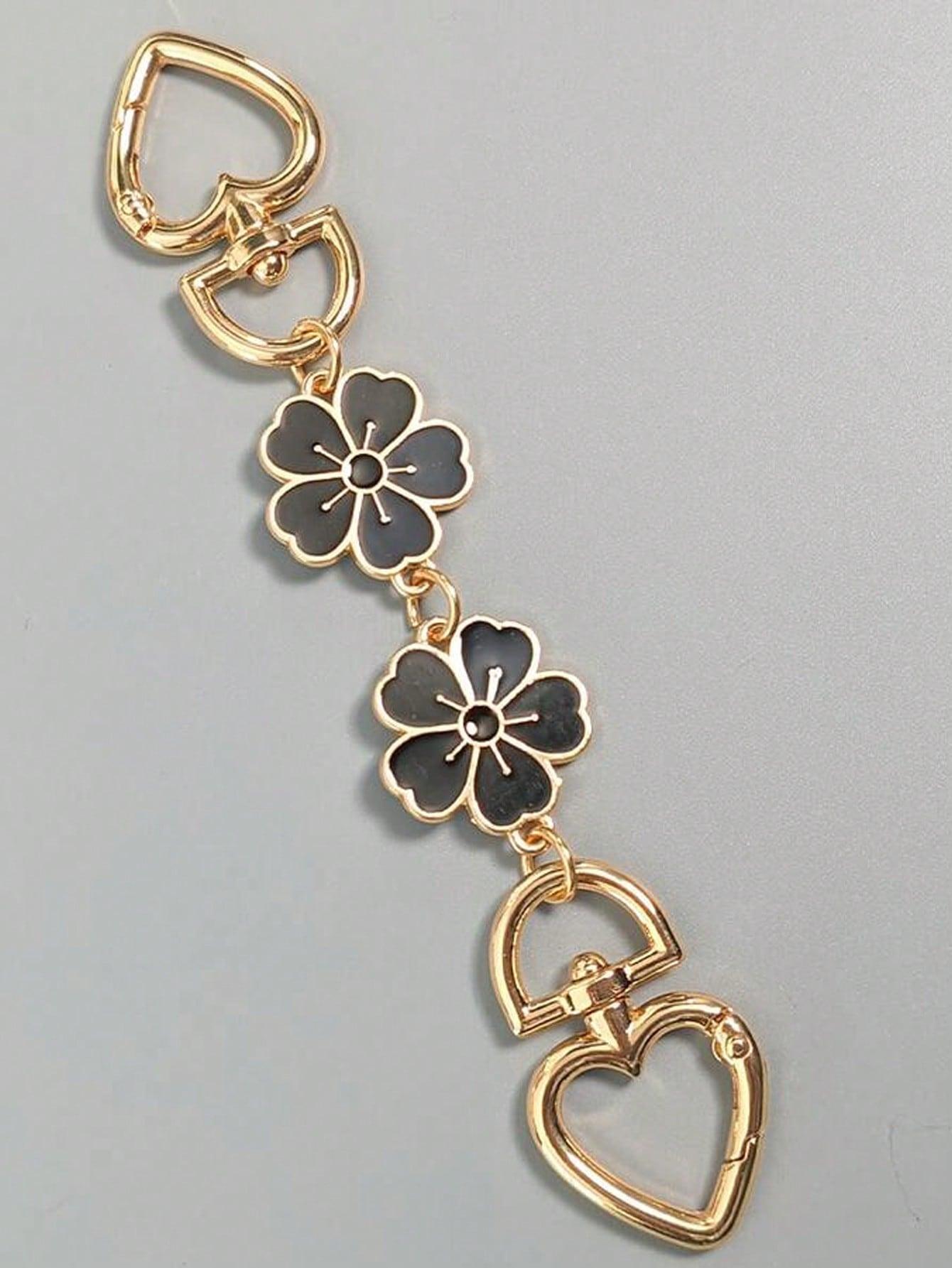 Bag Extender Chain, Cherry Blossom Bag Strap Extender, Handbag Shoulder Strap Replacement, Wallet Chain, Accessory for Handbags, Crossbody Bags