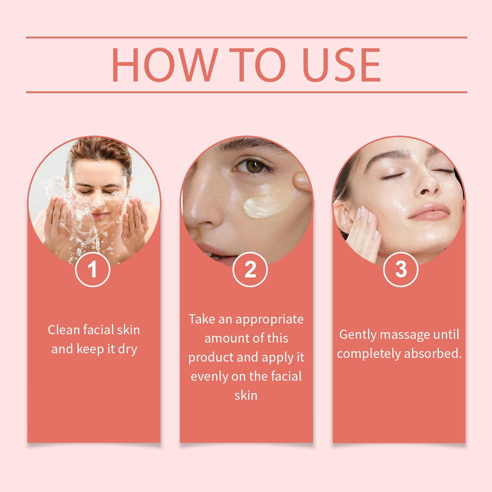 Ouhoe Moisturizing Face Cream, Reduces Fine Lines, Brightens Skin Tone, Hydrates and Smooths Skin, Improves Skin Texture, Non-Greasy