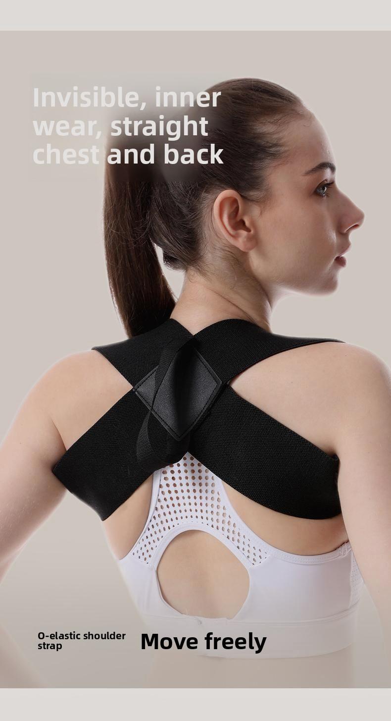 This posture correction belt for chest and back slimming, posture straightening belt for straight back and chest, back fitness and sitting posture tool