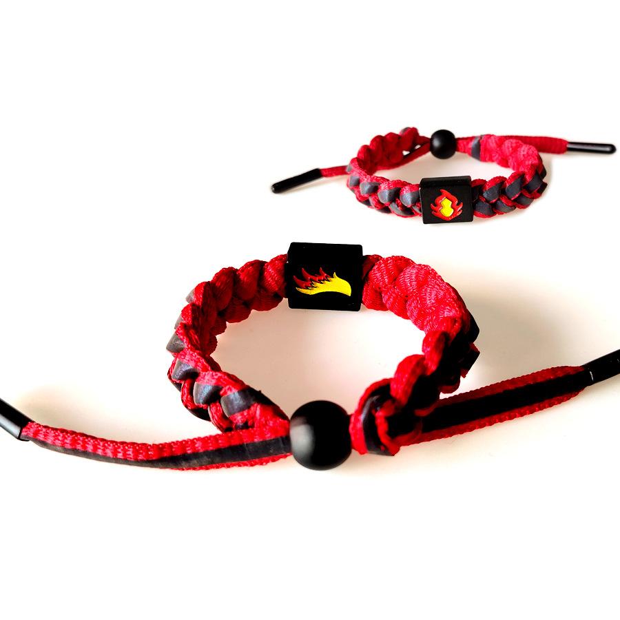 Anime Demon Slayer: Kimetsu no Yaiba, Tanjiro, Zenitsu, Tanjiro's woven bracelet, birthday gift for teenagers and couples, holiday gift, niche fashion, unique style
