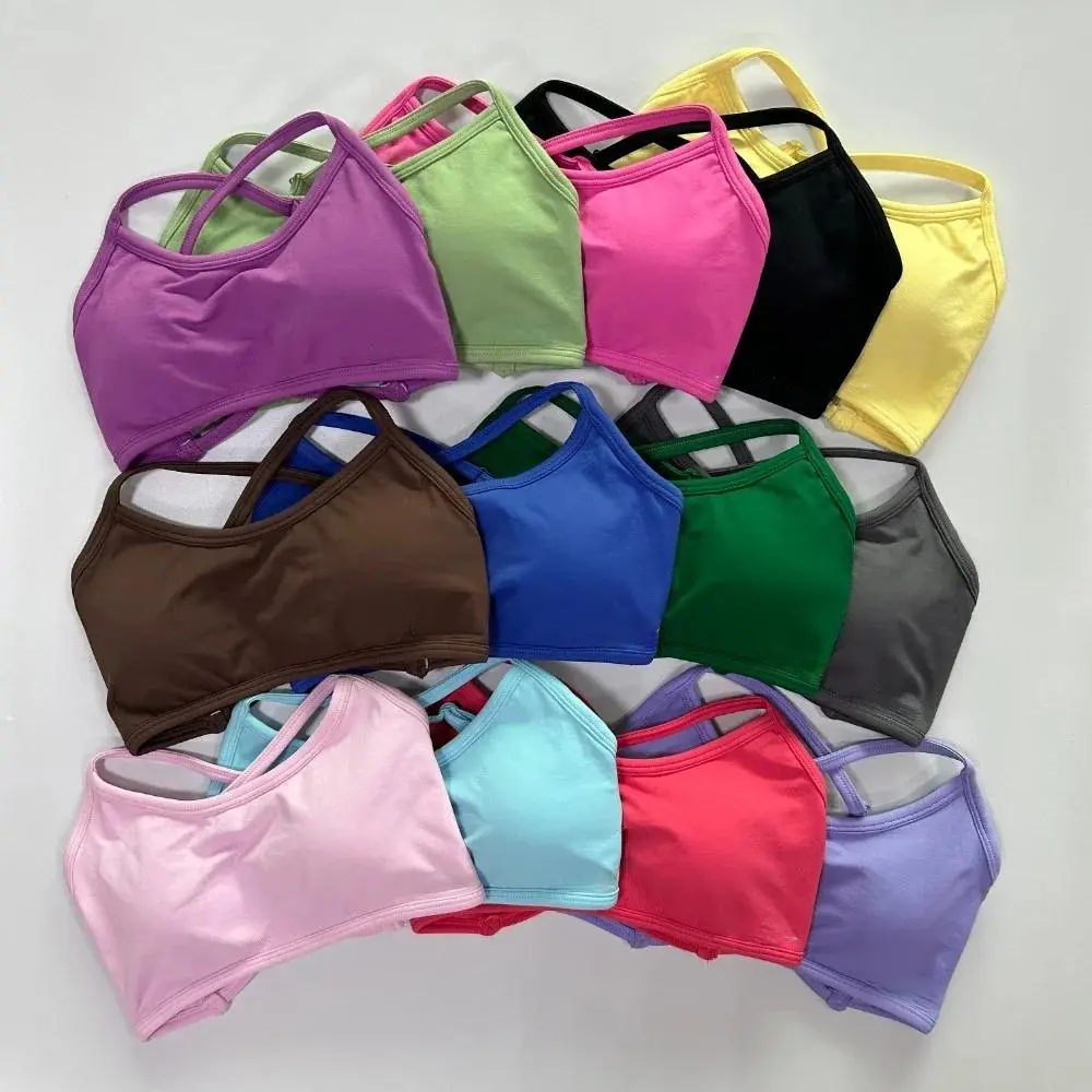 Women's Df Seamless Stretch Sports Bra - 4-Way Stretch Activewear, Padded Medium Support, Dynamic Backless Design for Yoga, Gym Workout Bras (Womens Fitness, All Seasons)