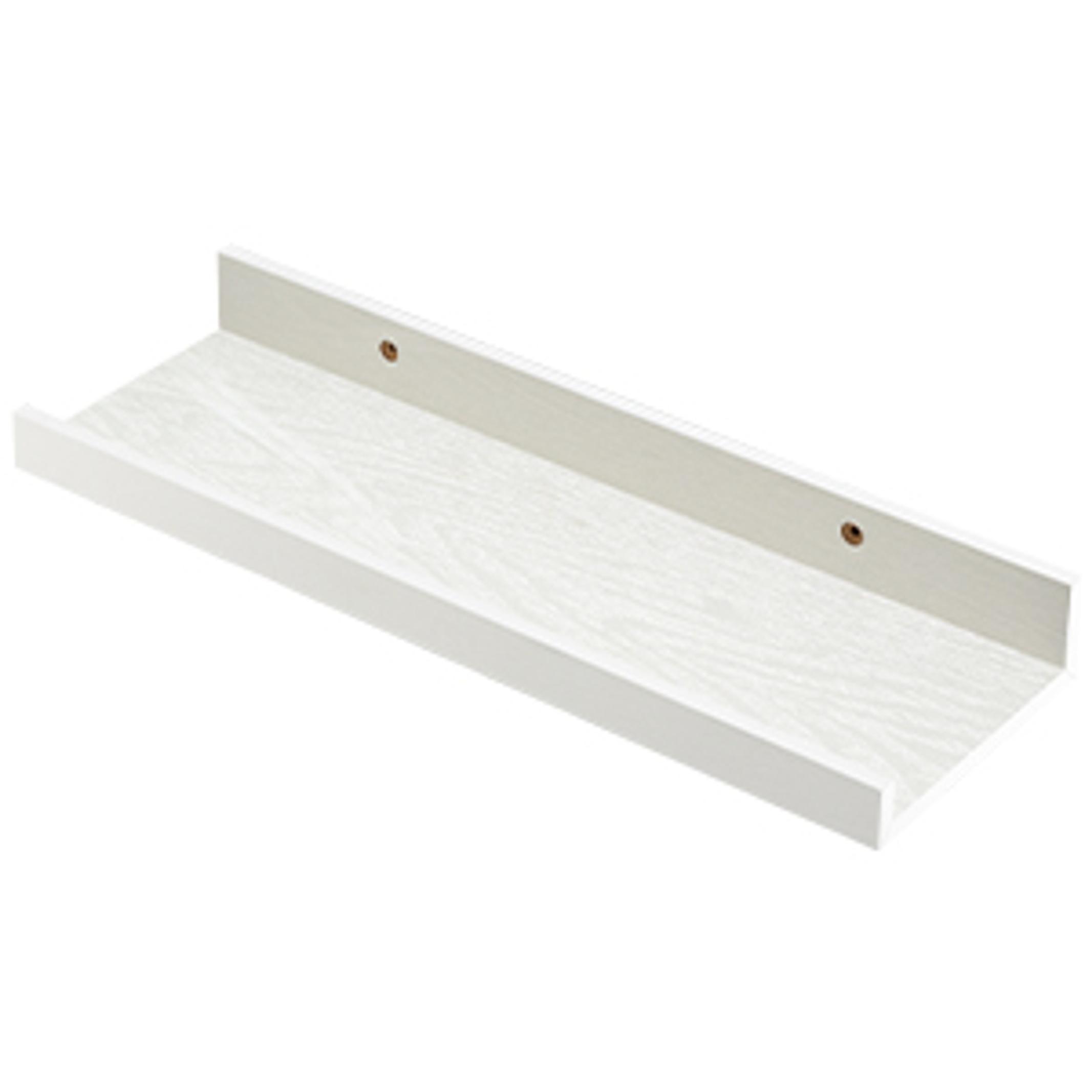 Floating Shelves for Wall, Wall Shelves for Decor Storage Set of 6, Wall Mounted Wood Shelf for Bedroom, Living Room, Bathroom, Kitchen, Picture Ledge Shelf, White