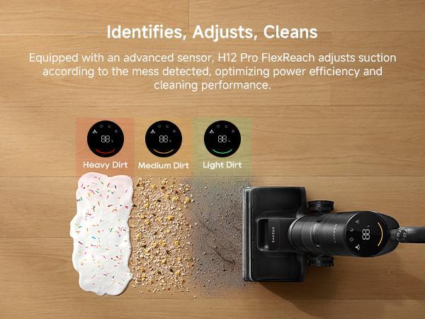 【LIVE】DREAME H12 Pro FlexReach Wet Dry Vacuum Cleaner, 0 Tangle Cordless Vacuum Mop All-in-One for Hard Floors, 180° Lie-Flat Floor Cleaner Machine with 194°F Hot Self-Cleaning, 50Mins Runtime【LIVE】