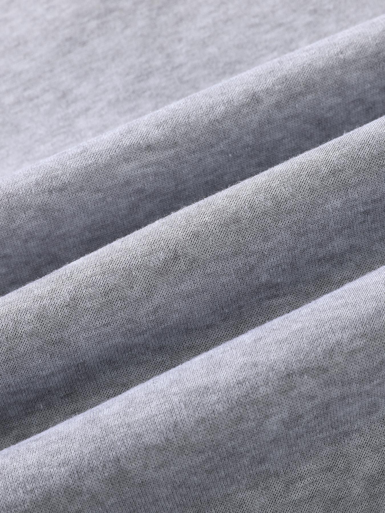 Men's Baggy Sweatpants, Loose Fit Casual Drawstring Elastic Waist, Wide Leg Joggers Trousers with Pockets, Comfortable Daily Wear, Sports Bottoms