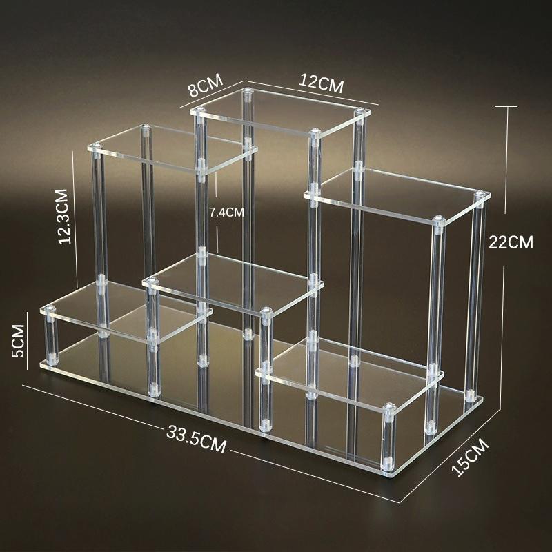 Acrylic transparent display rack multi-layer shelf display rack Display Risers Stand
