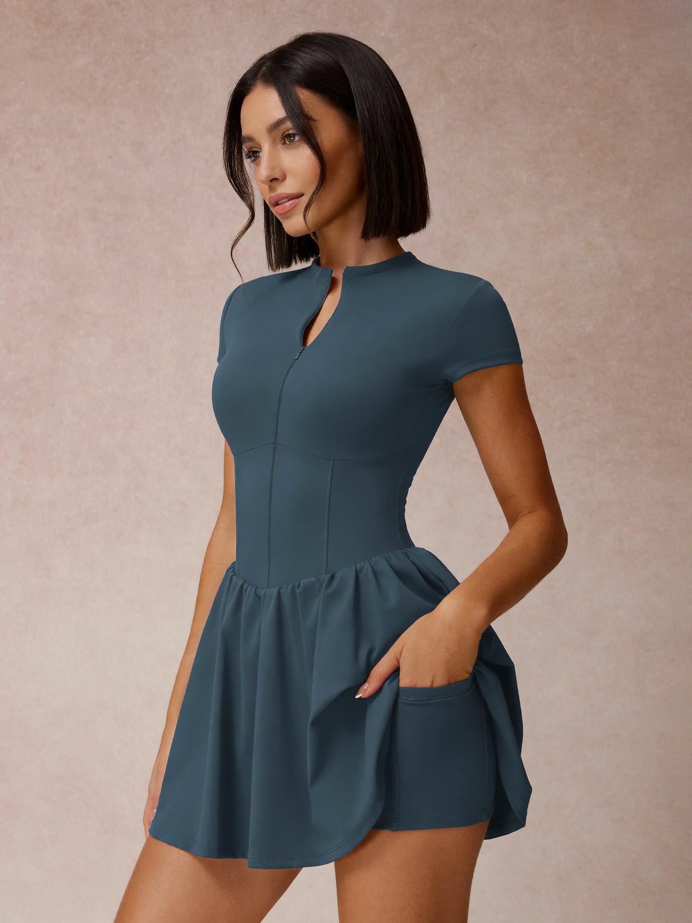 Women's sports skirt Athletic Skort tennis skirt gym skirt yoga dress slim fit and slimming sports skirt  bottom pants strap storage pocket anti glare suitable for outdoor golf  Pickleball sports daily commuting leisure versatile dress Workout Skirts