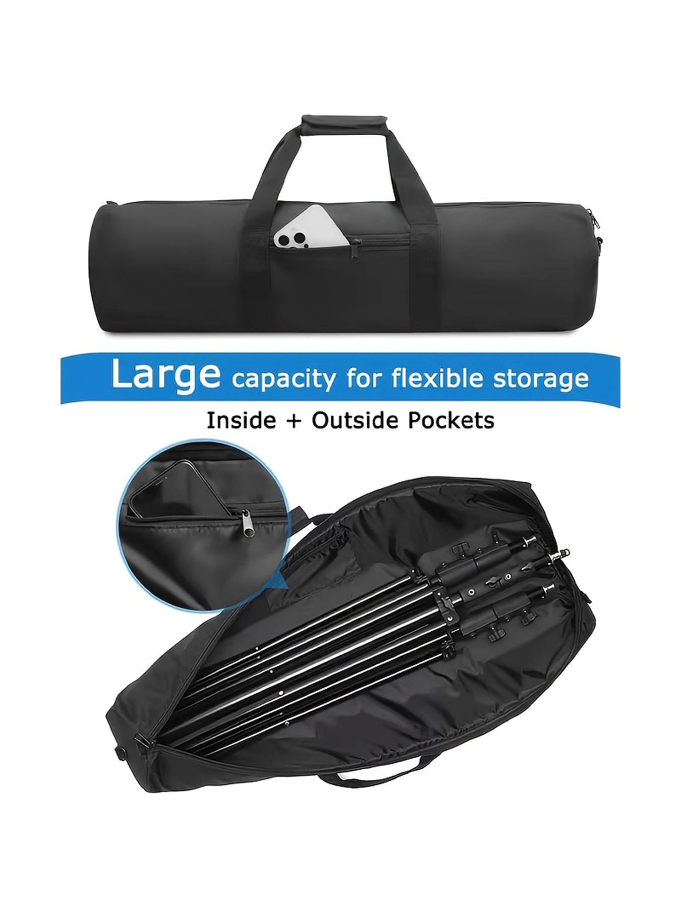 Shoulder Strap Tripod Case, Ideal for Light Stands, Boom Arms, Monopods, Umbrellas, Photography Studio Accessories, Durable & Versatile Design