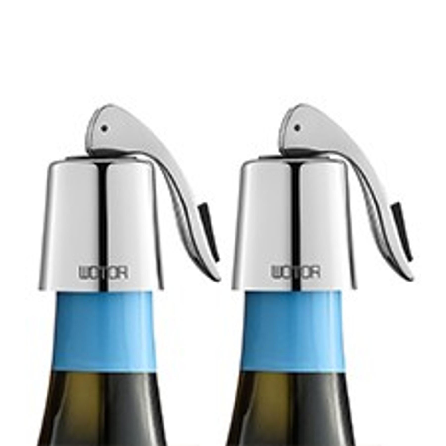 Wine Stoppers Vacuum, Silicone Wine Saver & Preserver, Reusable Bottle Sealer, Keep Fresh (Black, 12 Pieces)